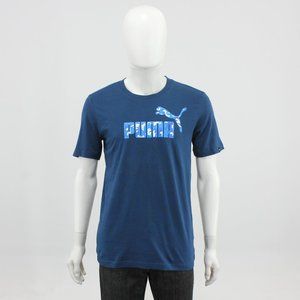 Puma Men Blue T Shirt
